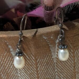 Elegant Pearl Drop Earrings